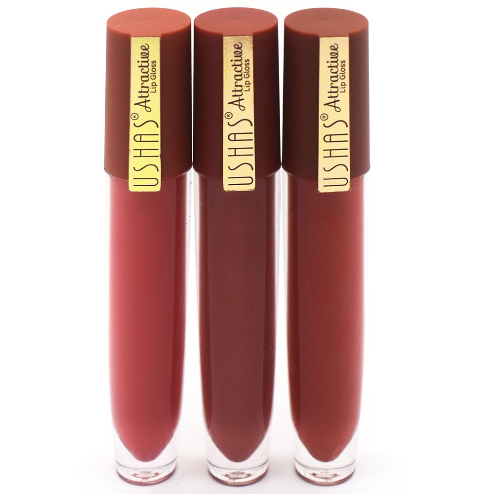 【 24-piece Package 】LG2169-24D matte Waterproof and non-fading Lip gloss and Lip gloss in rose-pink color series, USHAS pic 5