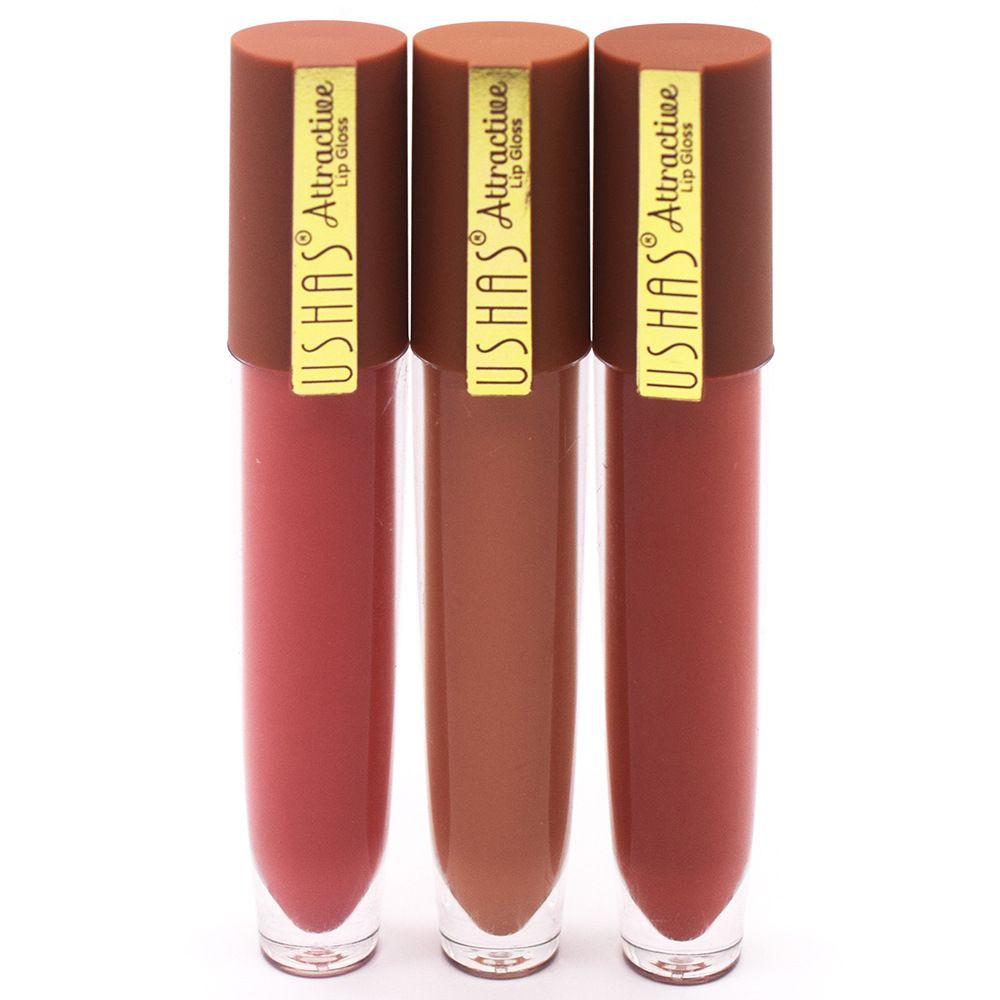 【 24-piece Package 】LG2169-24D matte Waterproof and non-fading Lip gloss and Lip gloss in rose-pink color series, USHAS pic 4