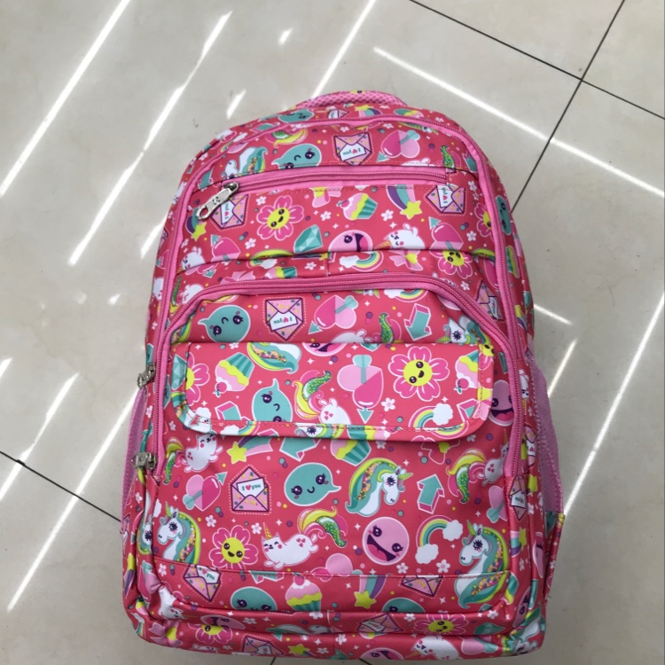 High capacity printed backpacks Korean casual backpacks middle school school bag travel bag thumbnail
