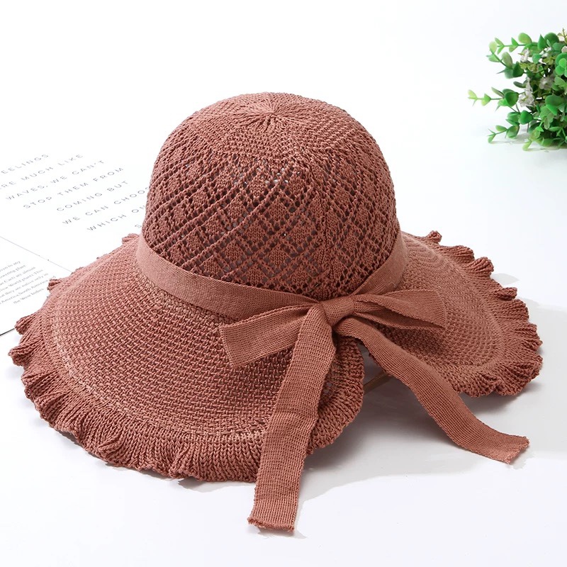 中老年人帽子女春夏天妈妈遮阳帽薄款透气大檐太阳帽奶奶凉帽盆帽细节图