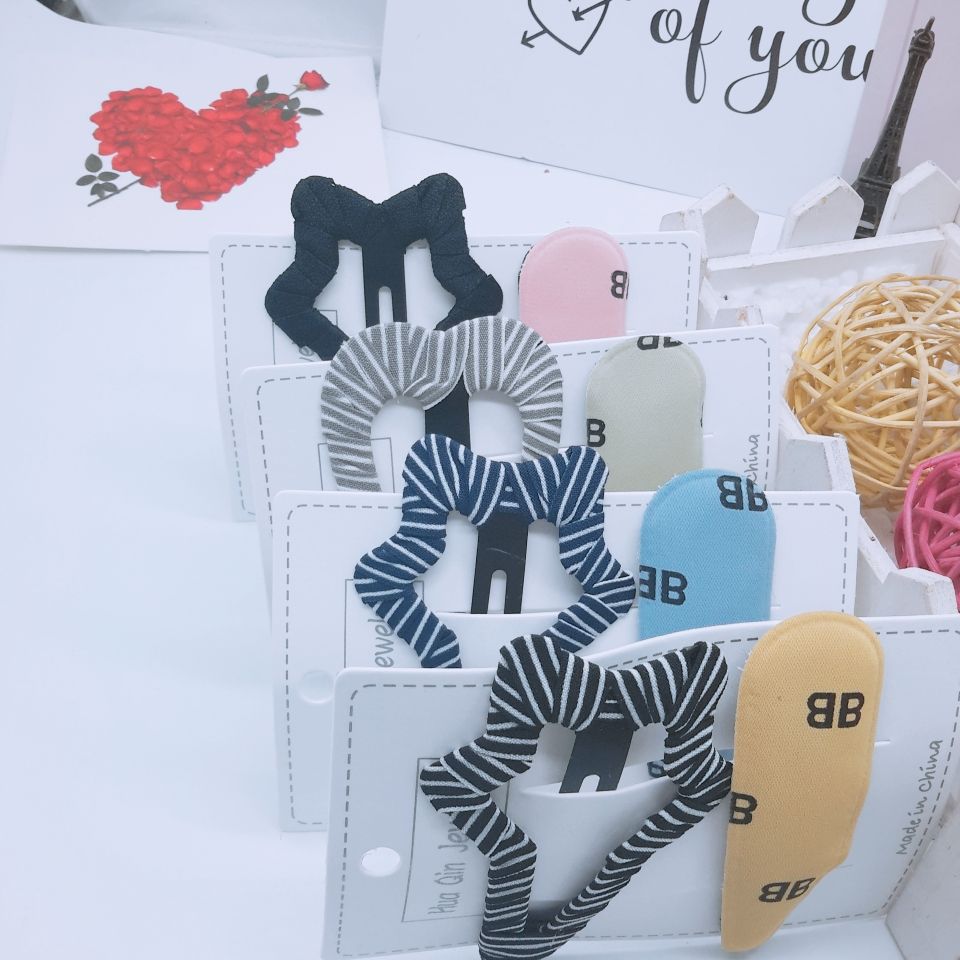 2020 Creative New street stall accessories Fabric bb hairpins, children's hairpins, hair clips, women's fashionable hair accessories Factory direct sales Application Scenario