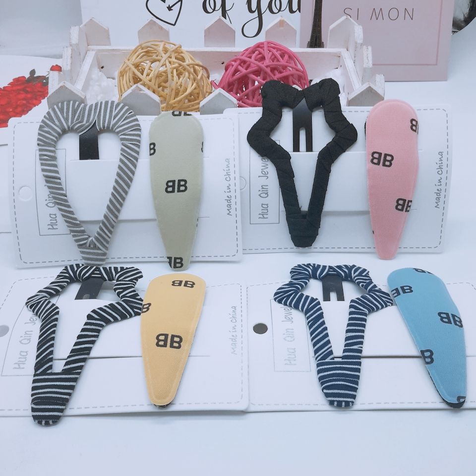 2020 Creative New street stall accessories Fabric bb hairpins, children's hairpins, hair clips, women's fashionable hair accessories Factory direct sales