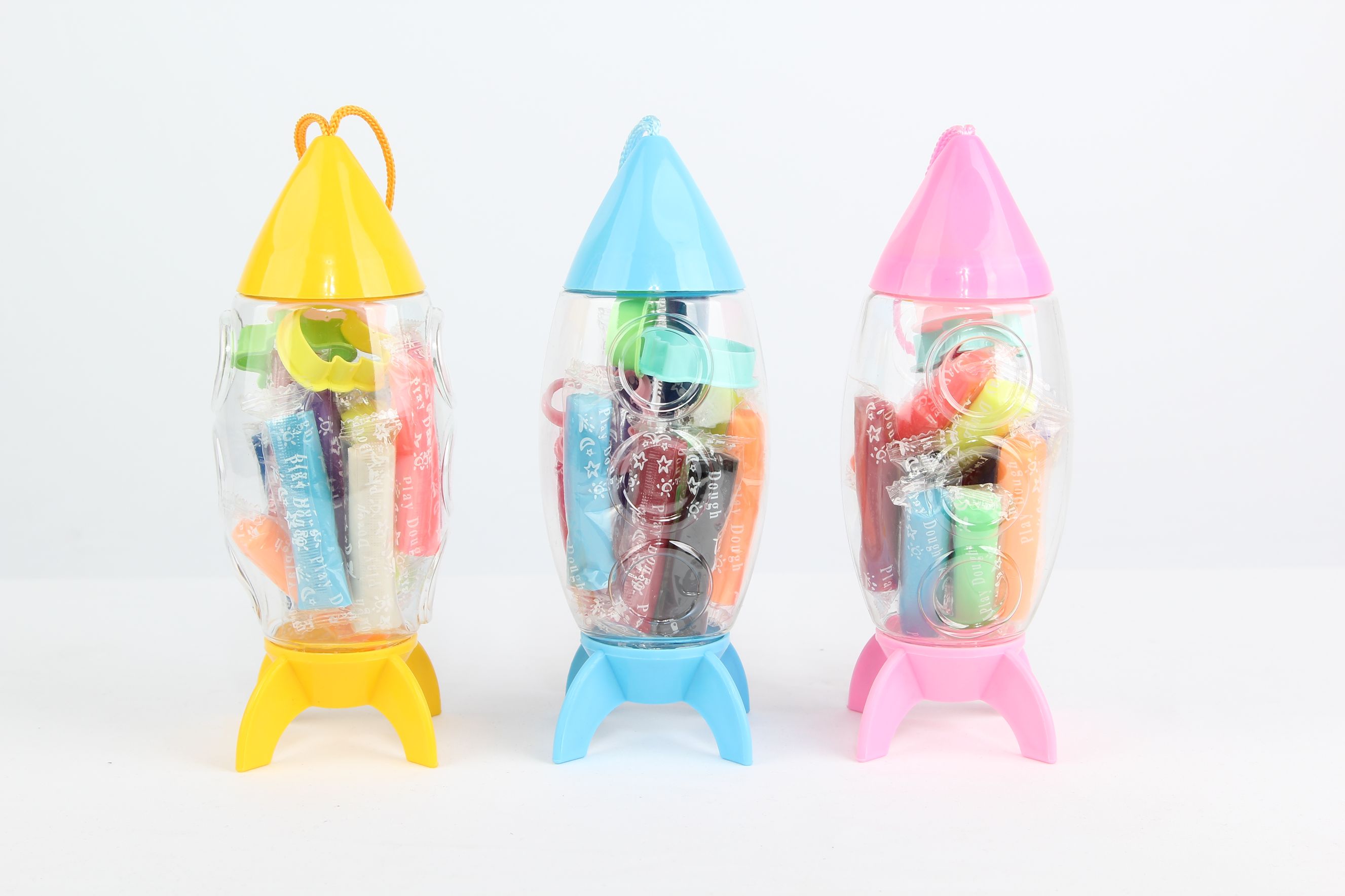 火箭彩泥DIY橡皮泥爱依文化用品益智水晶沙泥