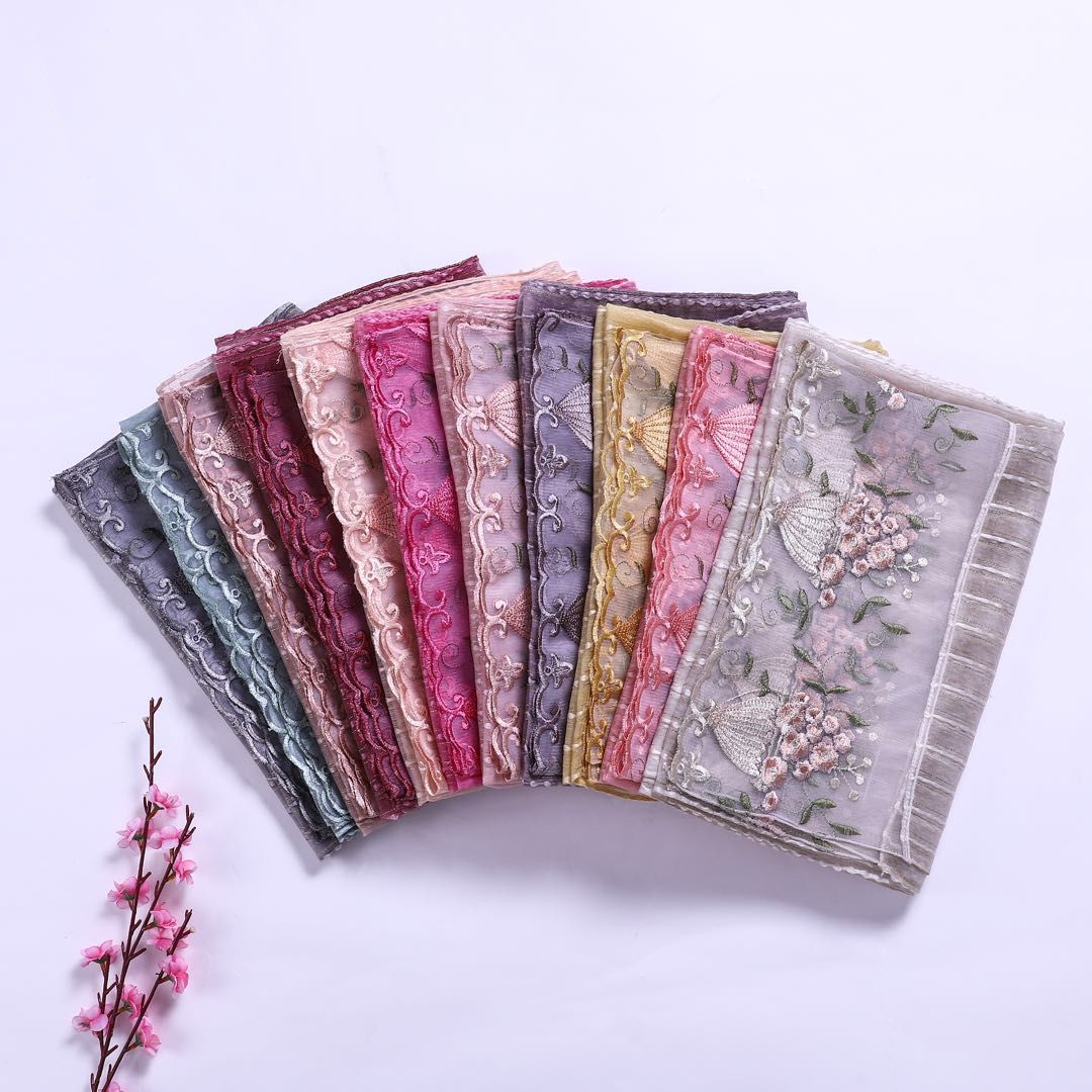 2020 New jacquard scarf cut, vintage ethnic Indian style fashion shawl