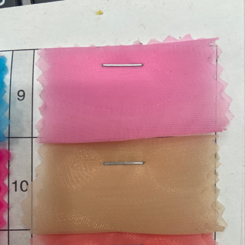 粉色星光纱布料多色可选服饰装饰品工艺品头饰布料服装设计