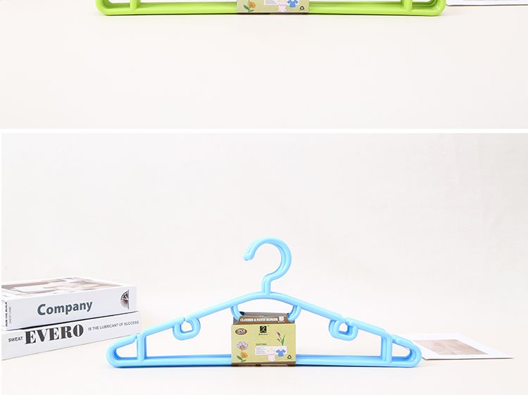 旭峰 品牌直销塑料彩色防滑衣架成人多色可选衣架加厚裤子宽落地晾衣架批发详情图11