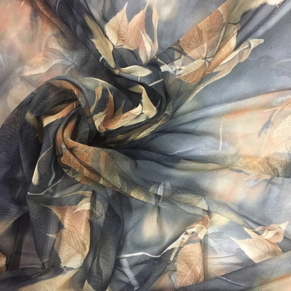 Wholesale of women's tops, swimsuits, children's wear and stage costumes made of net fabric printed four-sided elastic fabric undefined