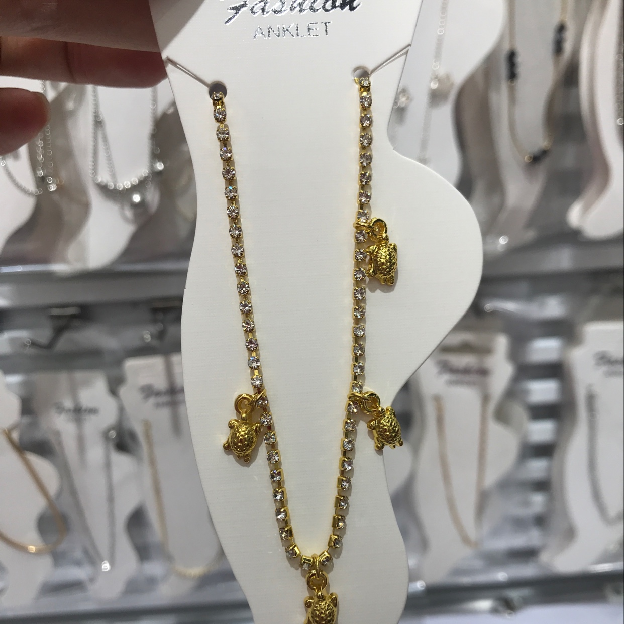 乌龟钻脚链产品图