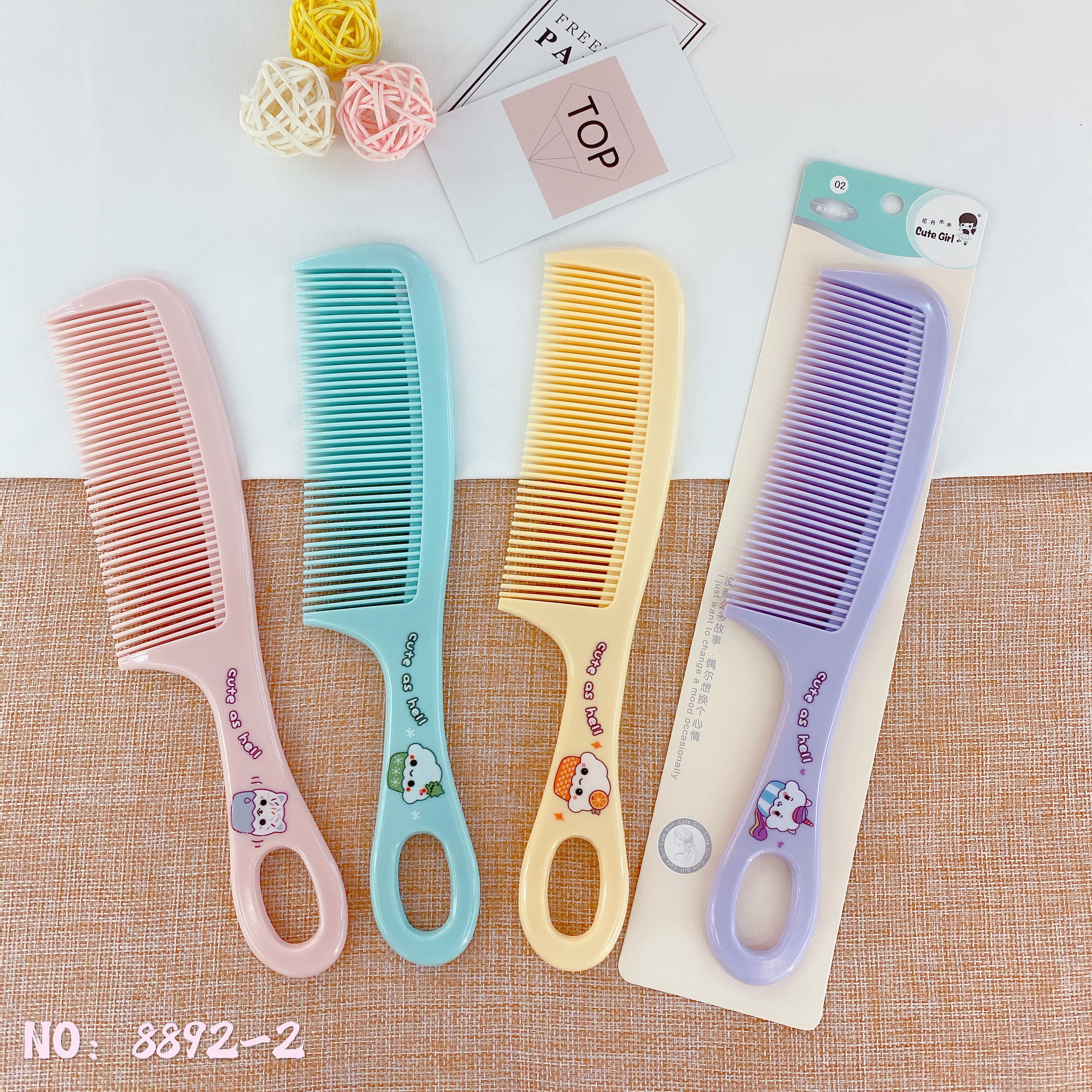 Cartoon hair comb Item Picture
