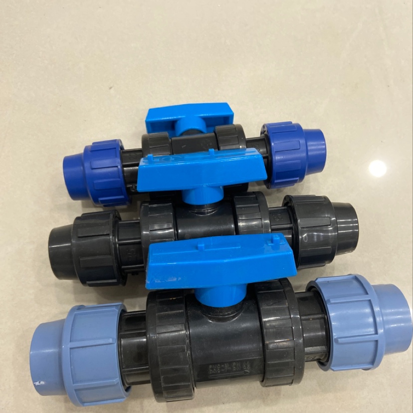 PP quick - connect double - drive ball valve thumbnail