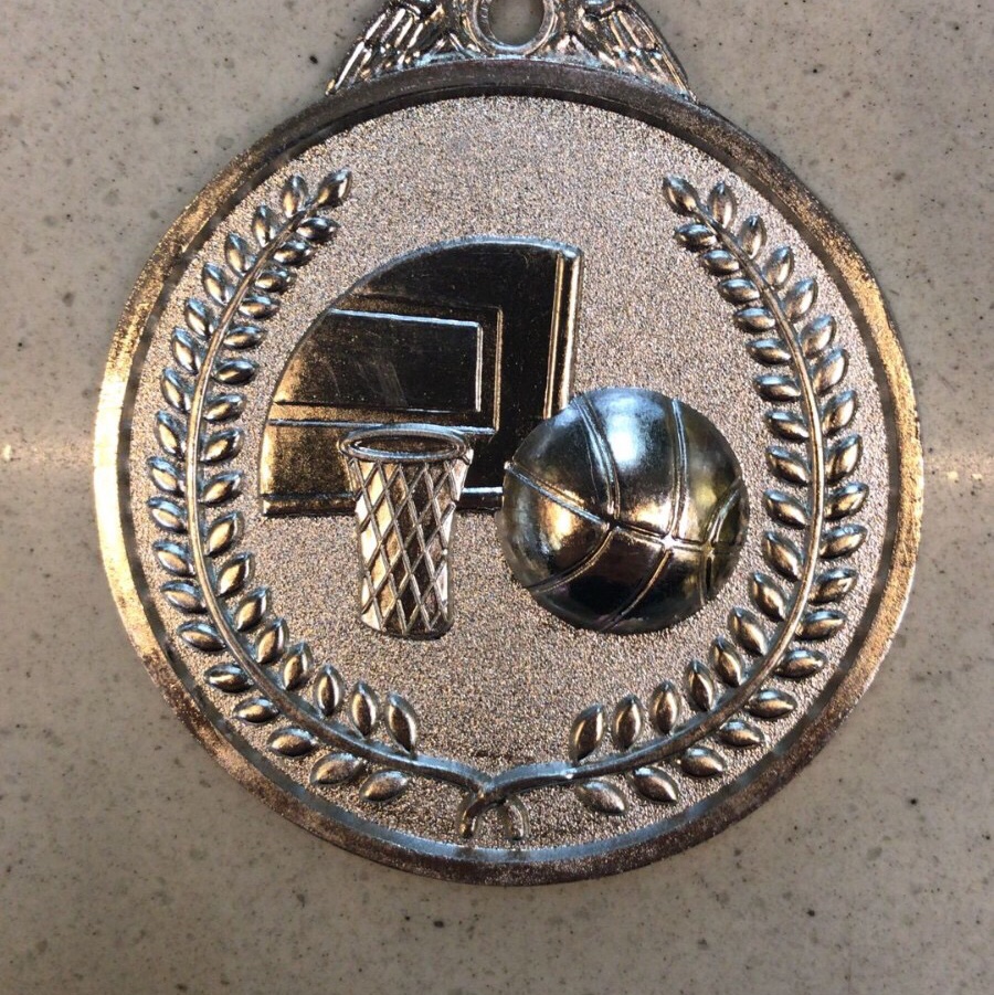 Silver medal for basketball