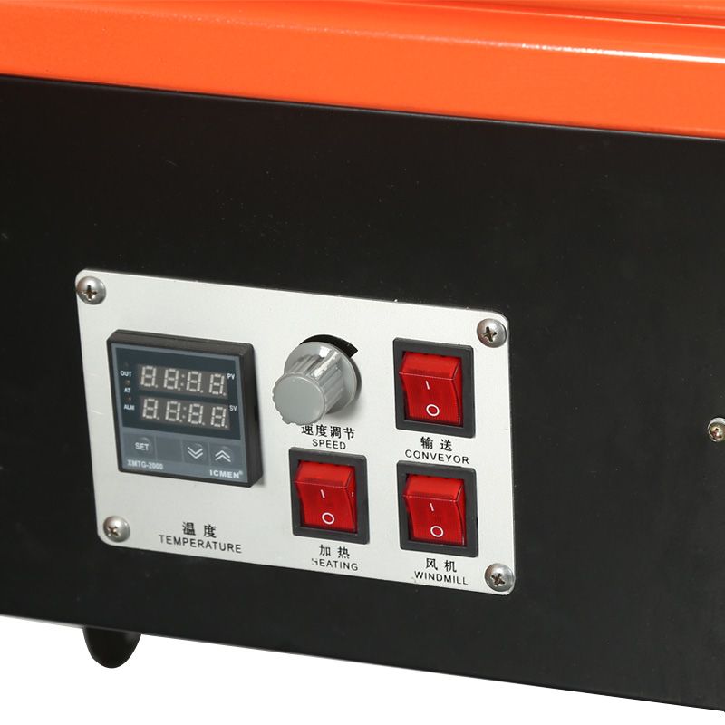 Fully automatic 4525 internal circulation jet shrink machine, stainless steel heating tube furnace channel adjustable up and down shrink machine Application Scenario