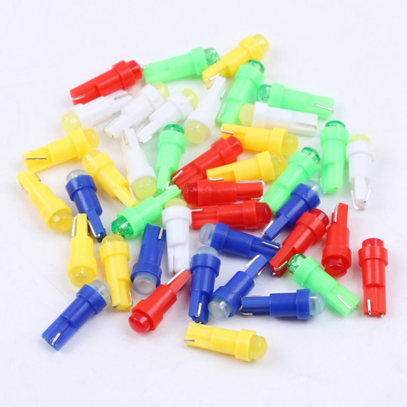 Automobile bulb T5, automobile led instrument light, cosmetic light T5, 1SMD 3D diffused light COB indicator light pic 6