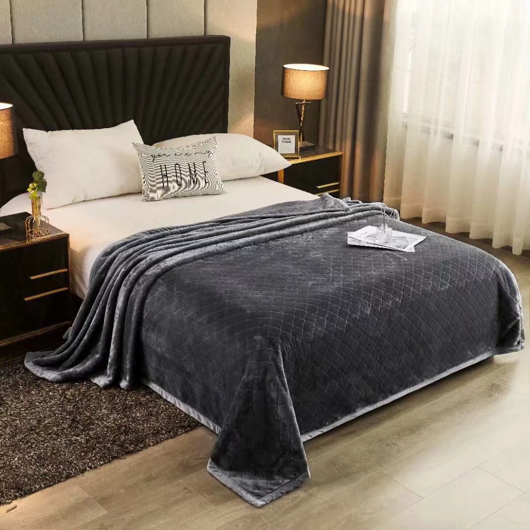 Dark Floral Milk Blanket Specification drawing