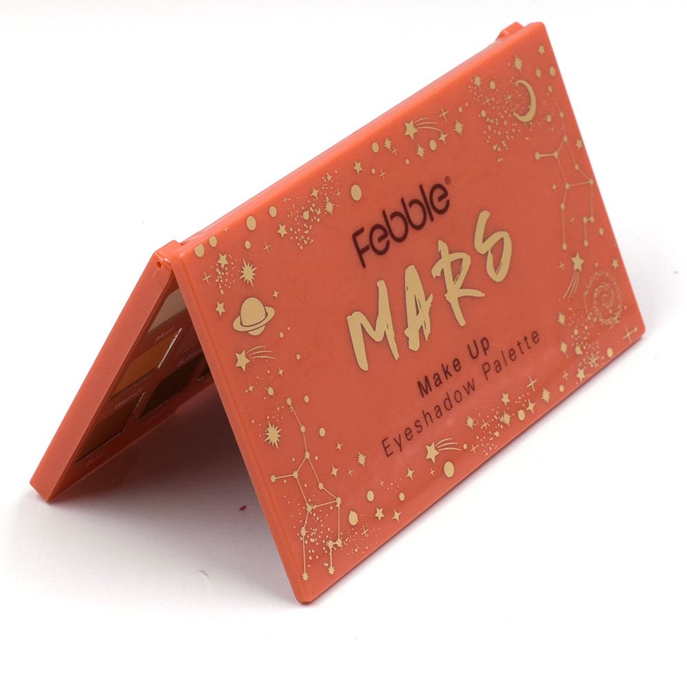 【Febble】Es3628-4 New Star 18 Color Orange Soda Eye Shadow Net Red Orange Comprehensive Plate Application Scenario