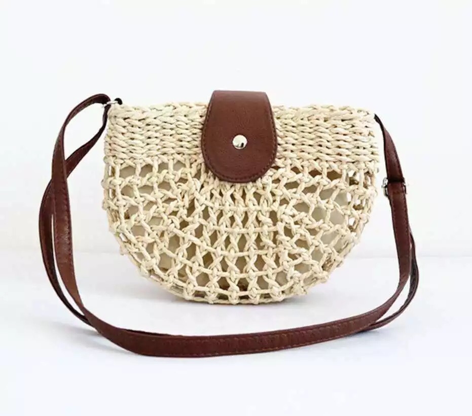 2020 new web celebrity straw bale semicircle bale with straw bale paper rope woven hollow semicircle bale thumbnail