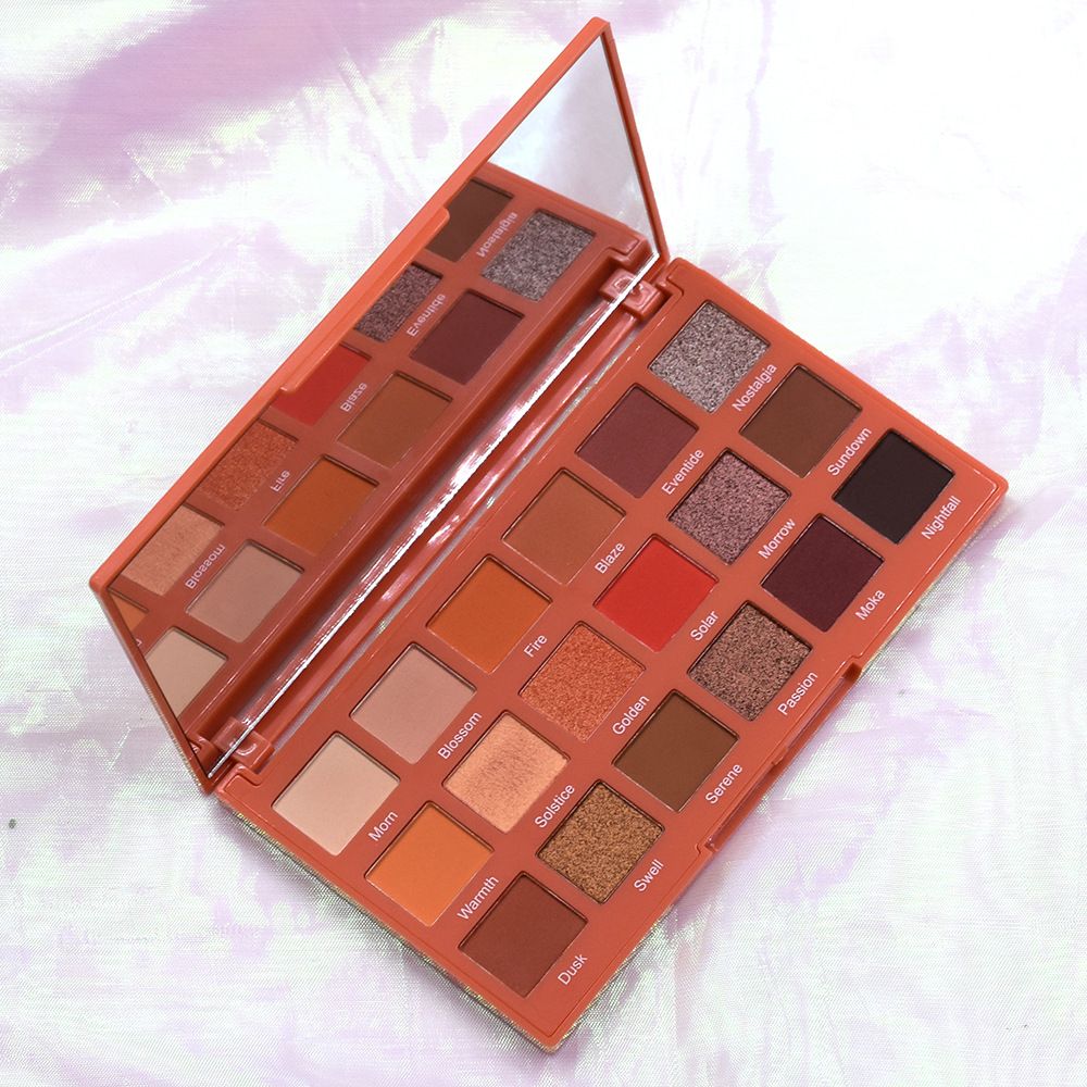 【Febble】Es3628-4 New Star 18 Color Orange Soda Eye Shadow Net Red Orange Comprehensive Plate Specification drawing