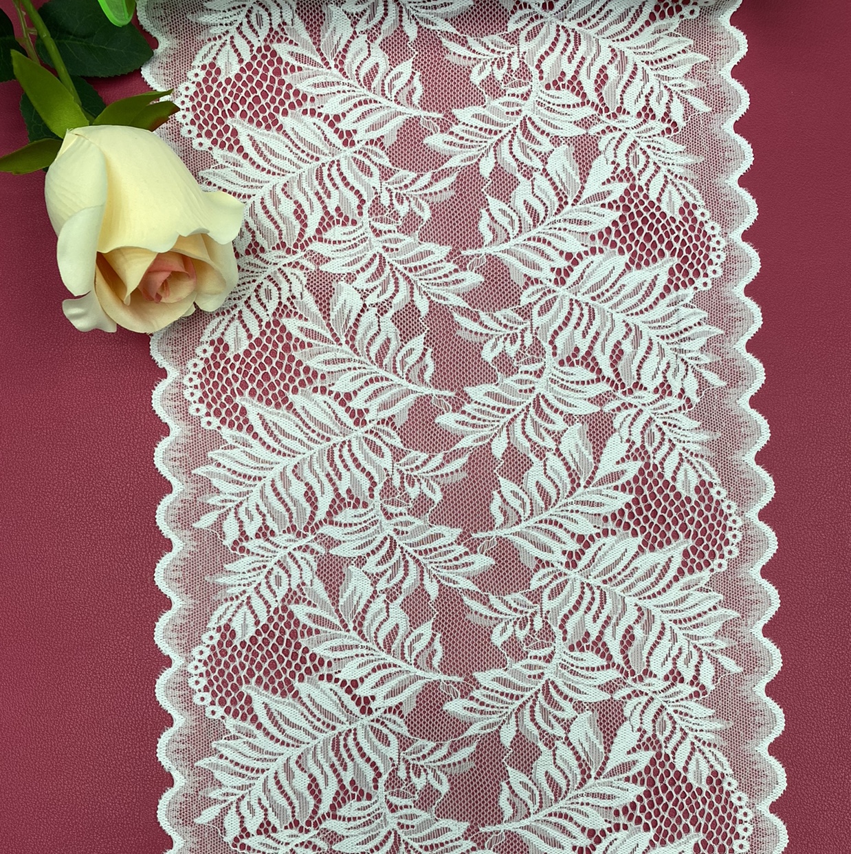DB0363(24CM width) Lace trim, elastic lace, non-elastic lace, eyelash lace, lace fabric, clothing accessories, new style lace