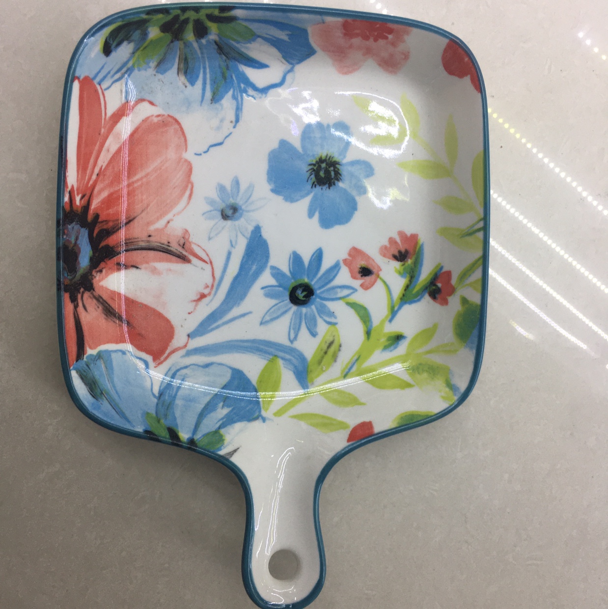 9.25寸单柄烤盘陶瓷盘