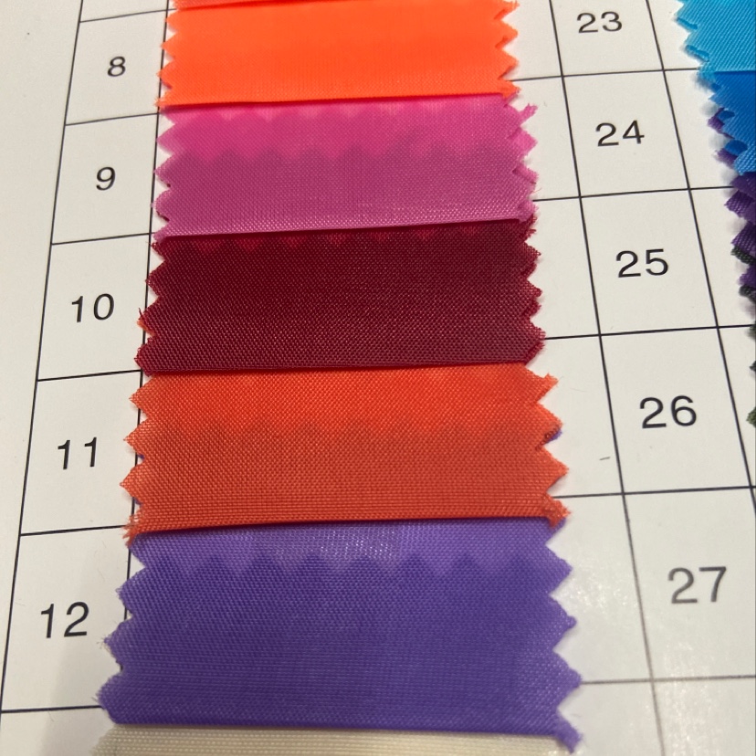 Purple 190T Polyester Taff Fabric Classic Durable Decorative Arts And Crafts Headwear Clothing Fabric Multi-Color Optional
