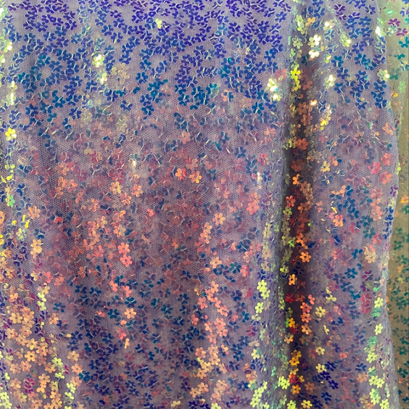 Purple Plum Sequin Combination Sequin Ornaments Arts And Crafts Headdress Fabric Multi-Color Optional Clothing Design details Picture
