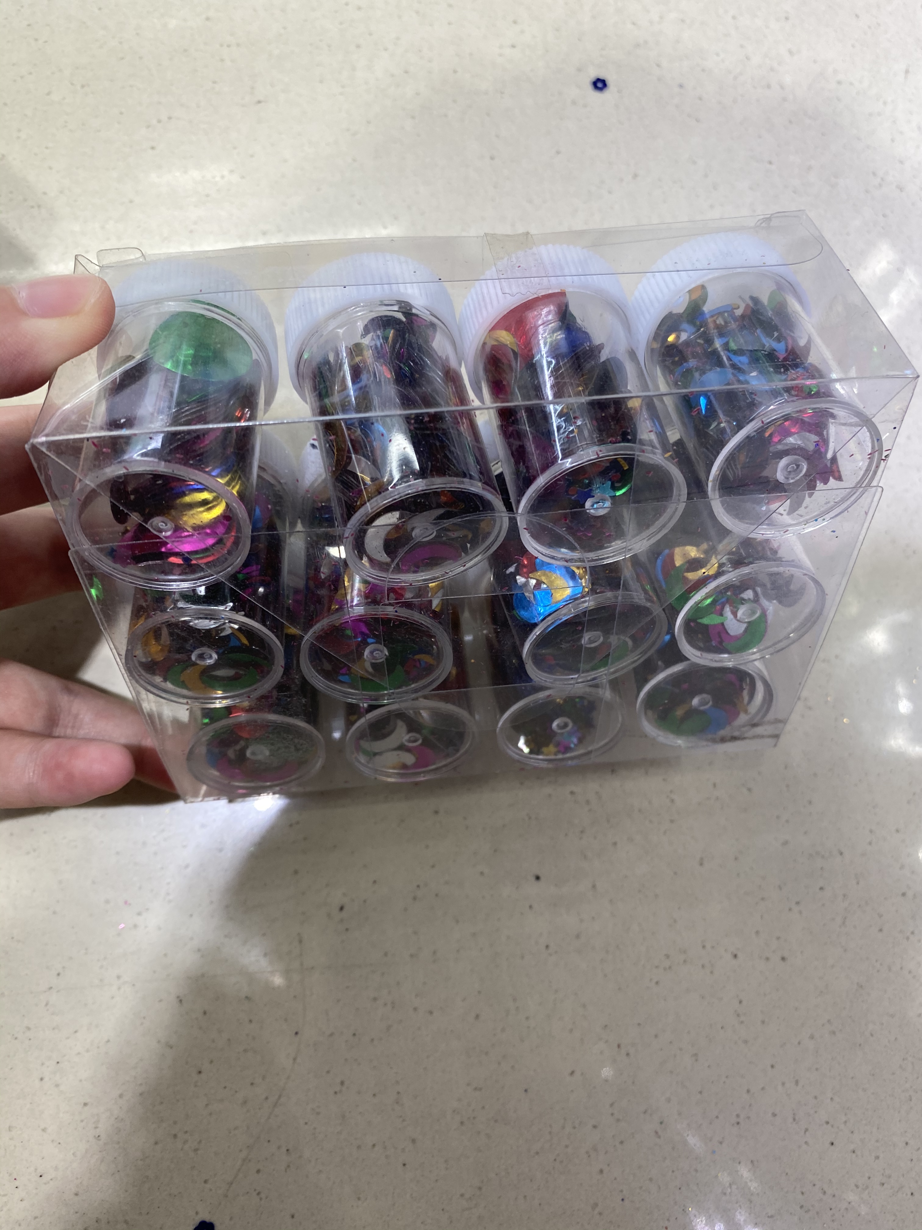 金粉白底实物图