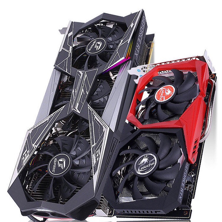 七彩虹GTX1660S Super/1660Ti 6G战斧Ultra电脑吃鸡游戏独立显卡