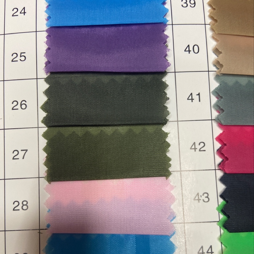 Dark Green 190T Polyester Taff Fabric Classic Durable Decorative Arts And Crafts Headwear Clothing Fabric Multi-Color Optional