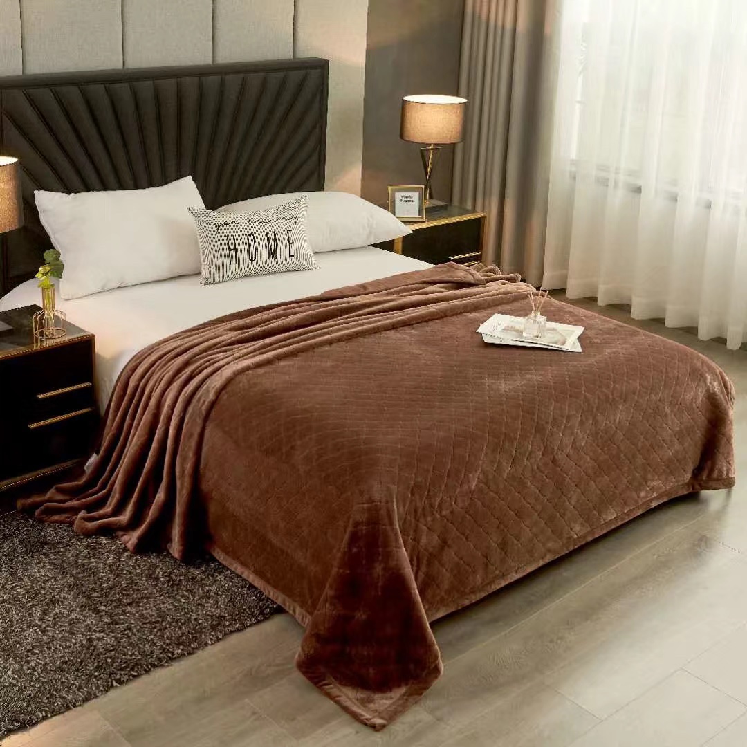 Dark Floral Milk Blanket undefined