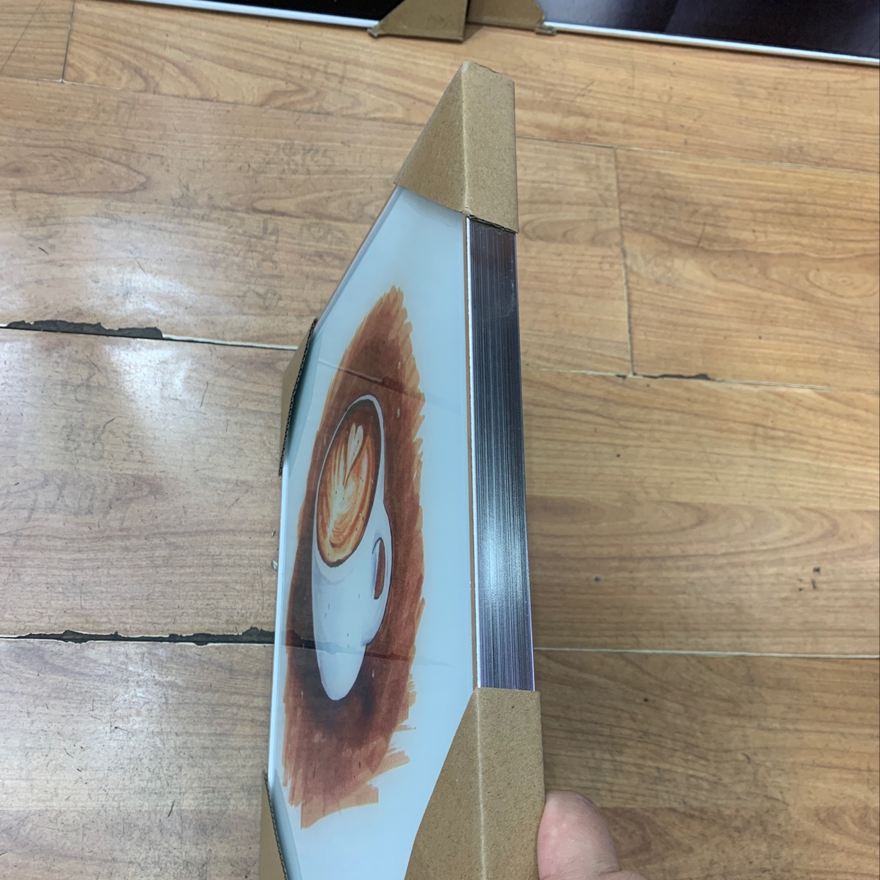 水晶玻璃画框细节图
