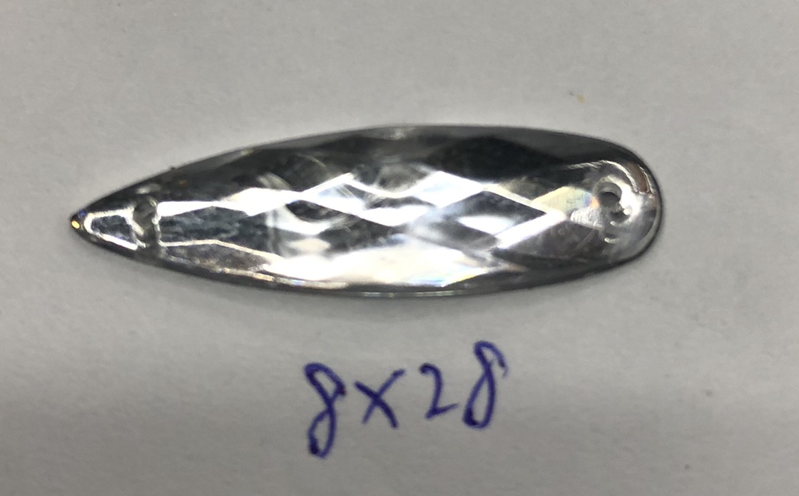 8x28mm水滴龟面双孔