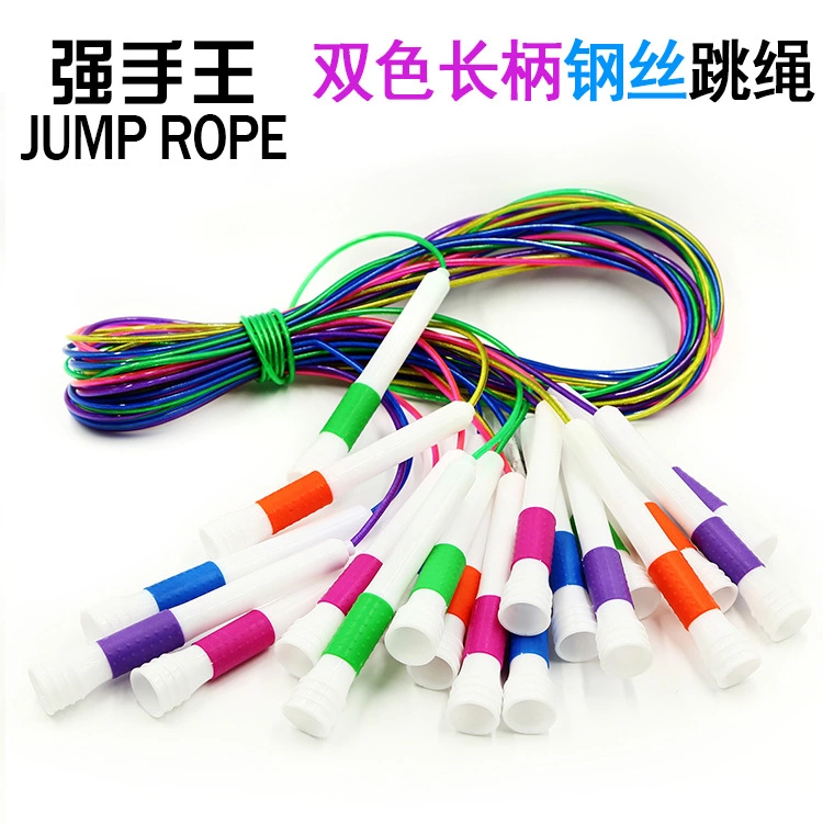 Factory direct sales of steel wire skipping rope, children's and adults' fitness products, student sports products, special training skipping rope for the high school entrance examination, 1933 details Picture