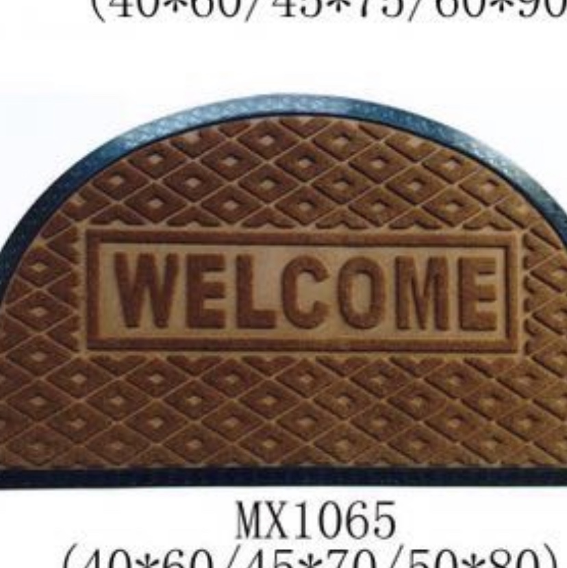 Rubber polyester door mat thumbnail