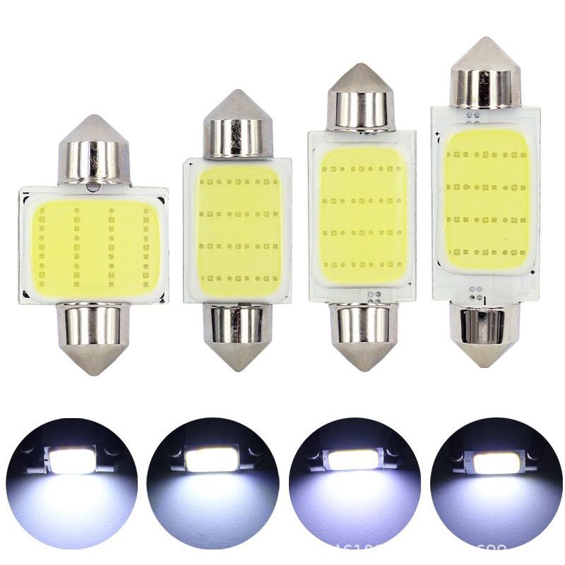 Automotive cob double-pointed light 41mm, 31mm, 39MM, 36MMled makeup mirror light COB double-pointed reading light details Picture