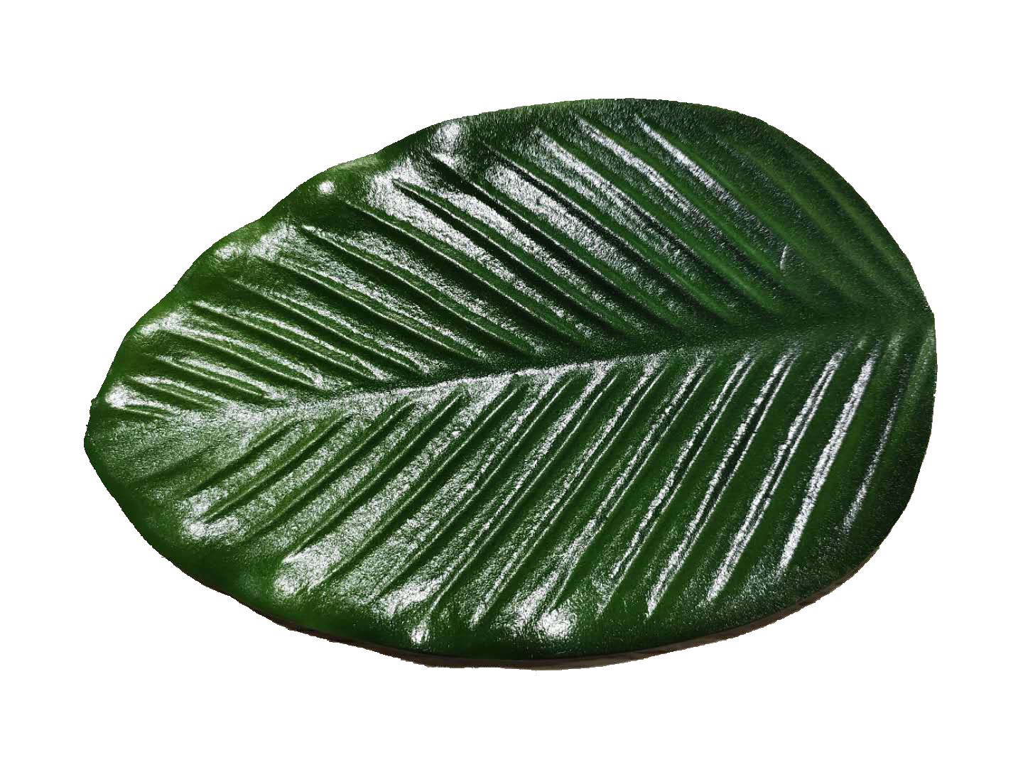 Table Mat Insulated Anti-Hot Cup Mat Bowl Mat Hotel Non-Slip Pvc Green Leaf Placemat 09