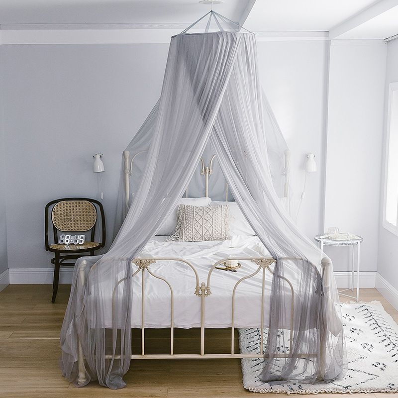 2020 Ceiling Mosquito Net Double Household Floor Princess Wind Encryption Free Installation Dome Screen 1.5M/1.8M Bed