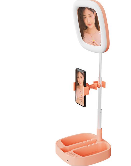 桌面补光灯便携一体式补光灯折叠迷你补光灯直播网红化妆镜补光灯详情8
