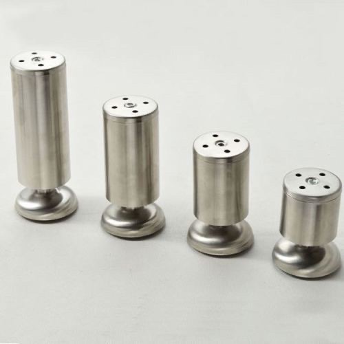 Stainless steel adjustable cabinet feet, TV cabinet feet, coffee table and sofa feet, bathroom furniture feet, round support feet
