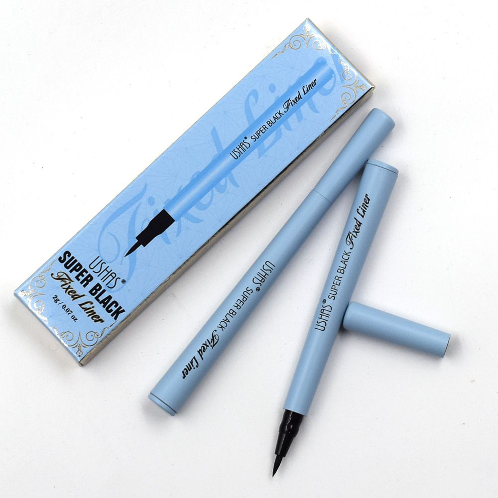 【USHAS】TP270 Cool Black Waterproof Quick-Drying Eyeliner Gel Pen Liquid Eyeliner Gel Pen Water-based Pen Matte Blue Tube pic 2