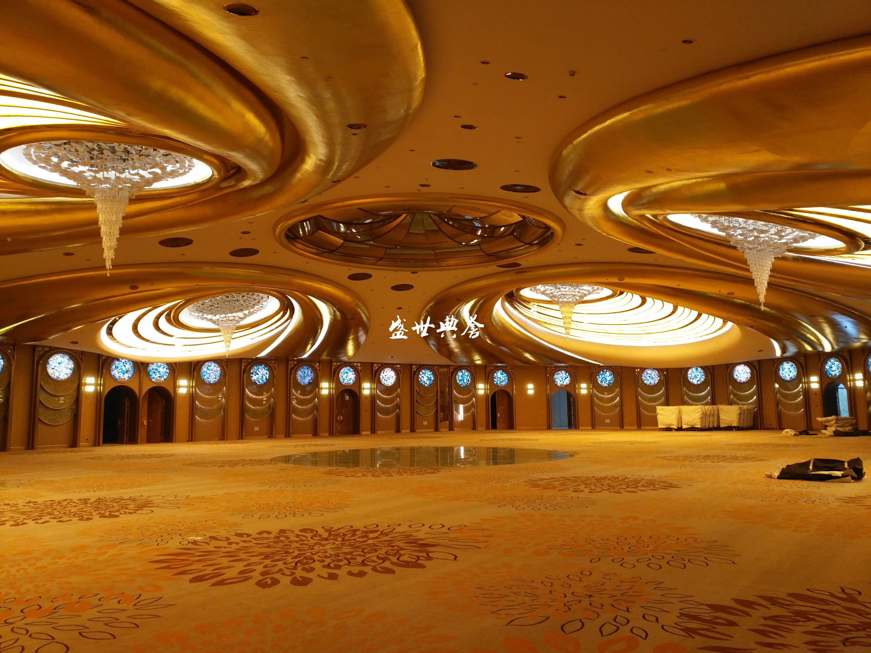 北京五星级酒店宴会厅婚礼活动舞台定做 国际会议中心演讲舞台详情图17