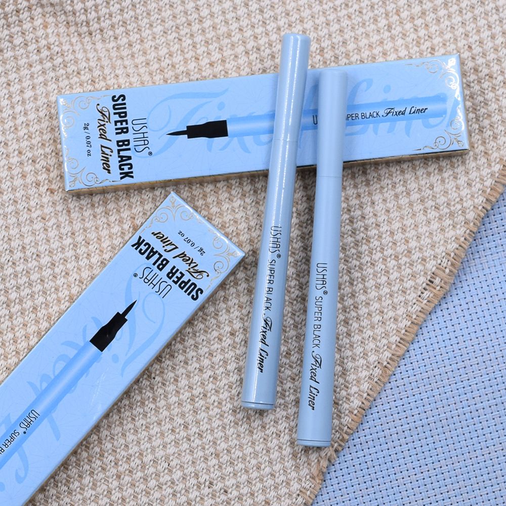 【USHAS】TP270 Cool Black Waterproof Quick-Drying Eyeliner Gel Pen Liquid Eyeliner Gel Pen Water-based Pen Matte Blue Tube pic 1