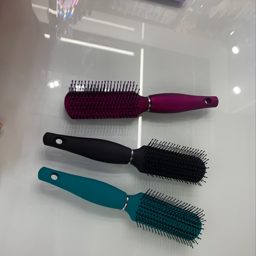 Modelling spareribs comb curls professional half round comb hair board men's and women's hair fluffy massage roll comb health care comb comb details Picture