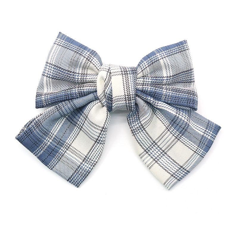 jk uniform with hair clips, Japanese and Korean girl style, school style, bow spring clips, jk hair ends clips Specification image
