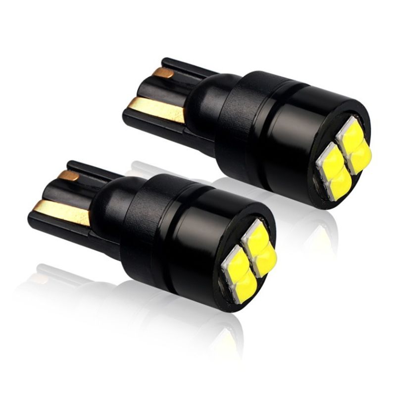 外贸爆款车灯 T10 3030 4SMD 示宽灯解码高亮led阅读灯 牌照灯w5w