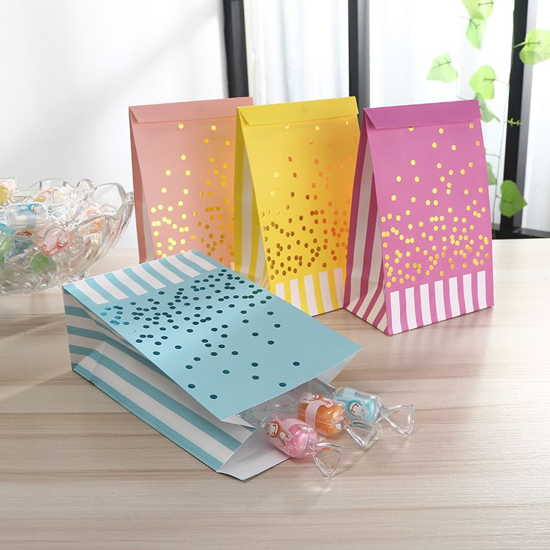 Kraft Paper Bag Shopping Bag Candy Bag Golden Brown Paper Sealing Pocket Item Picture