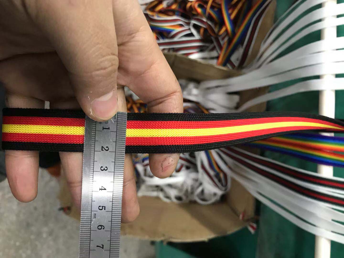 Side Strip Knitting Band Wholesale Manufacturers Direct Polyester Clothing Pants Decorative Printed Ribbon