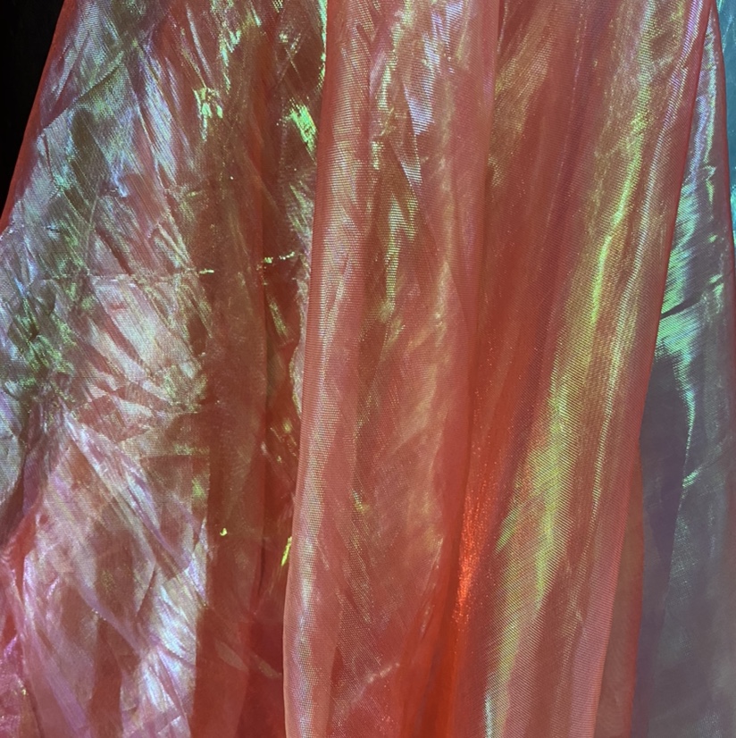 Orange-red flat seven-color gauze factory direct sales. New products of the season available for wholesale or retail