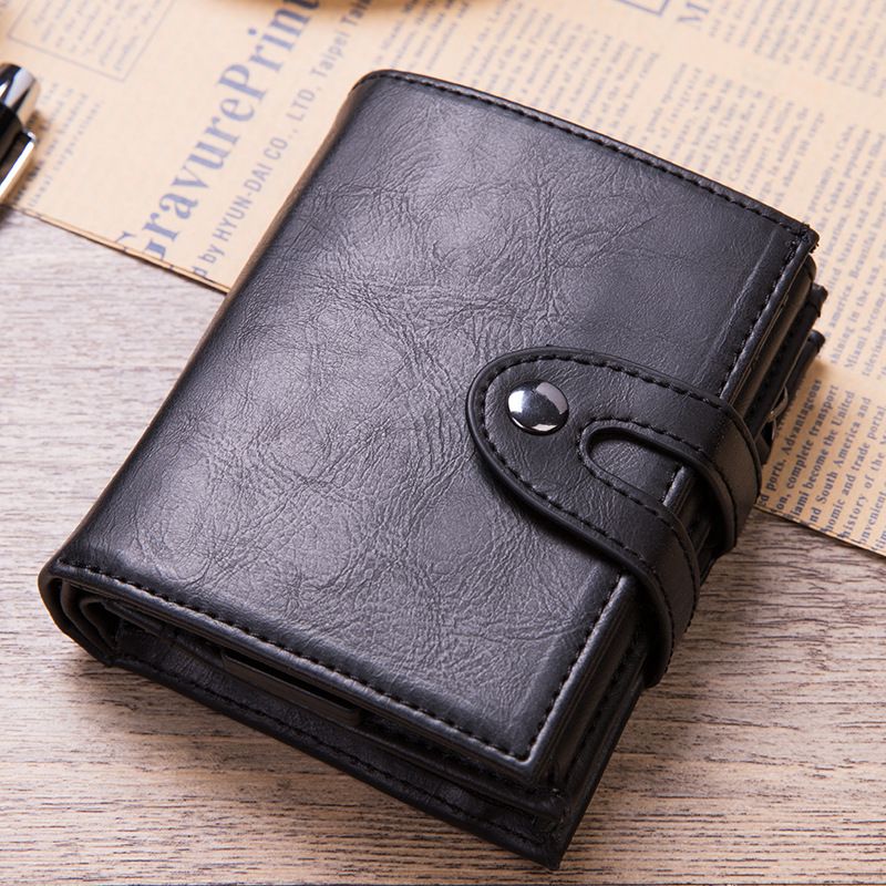 Card Wallet _ Credit Card Box Automatic Card Holder Card Holder Card Holder Card Case Rfid Anti-Magnetic Anti-Theft Oushang 01 Specification drawing