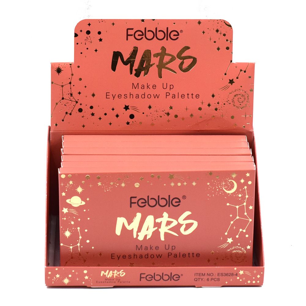 【Febble】Es3628-4 New Star 18 Color Orange Soda Eye Shadow Net Red Orange Comprehensive Plate