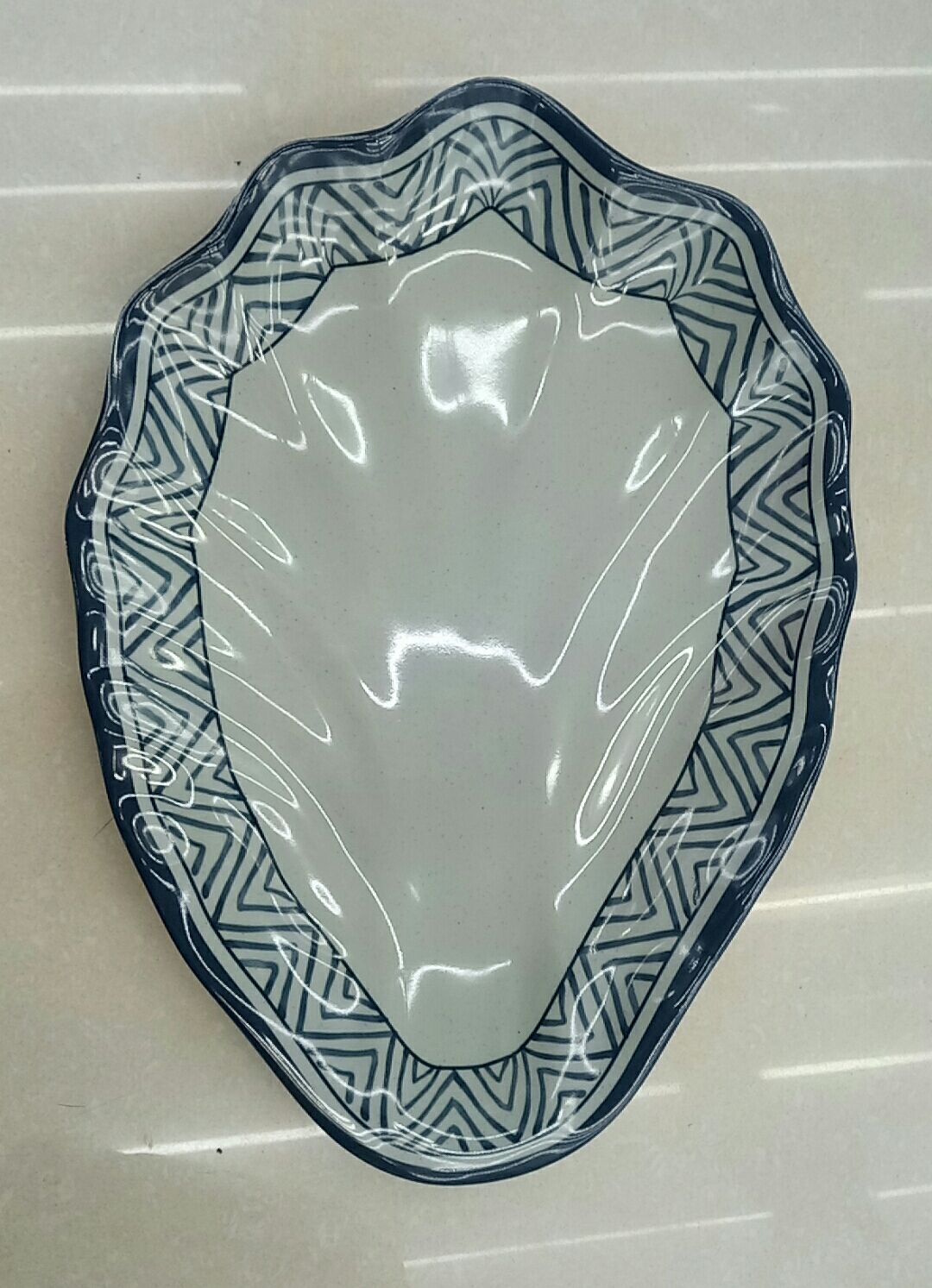 13.5 inches vegetable leaf plate